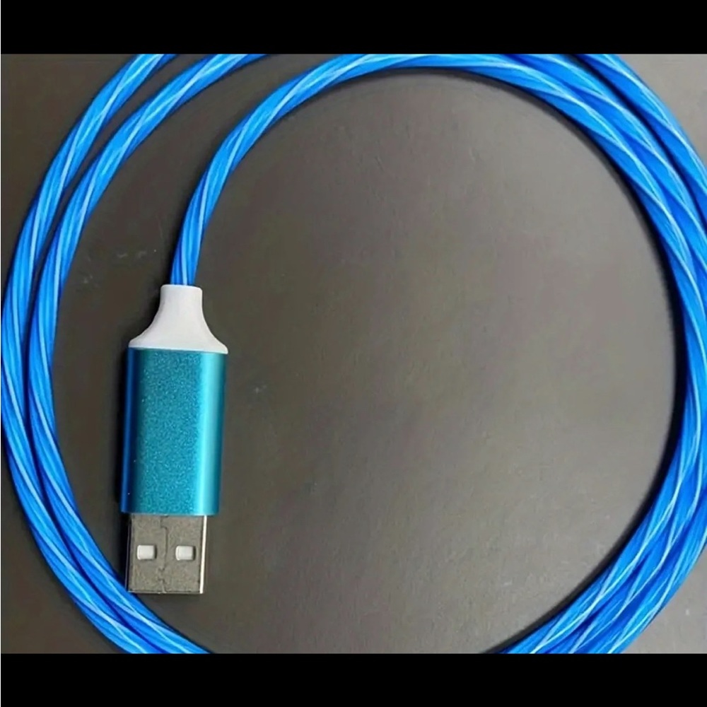 USB light up Glow charger fast